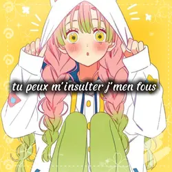 tu peux m'insulter..