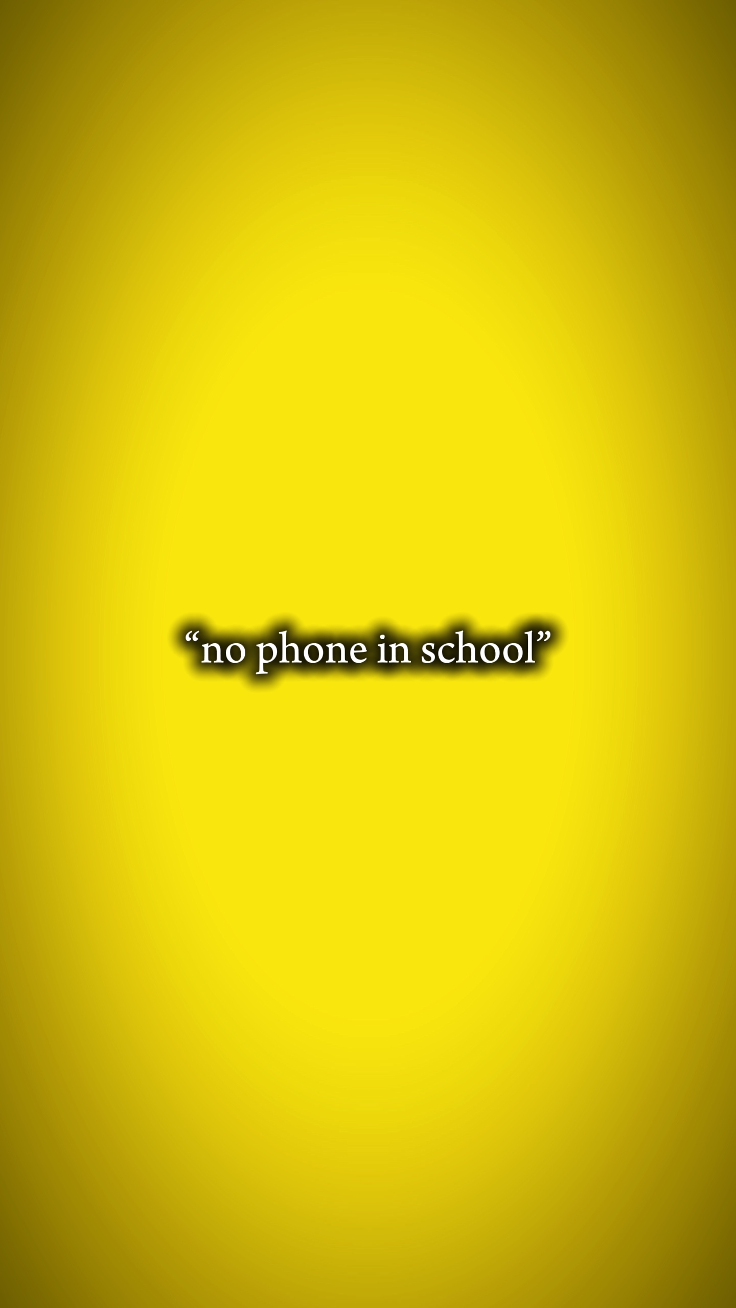 Sem telefone na escola