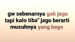 gw gak jago