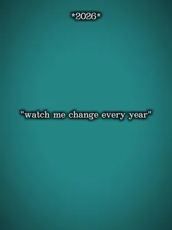 watch me change 