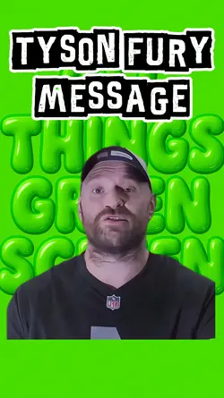Tyson fury message