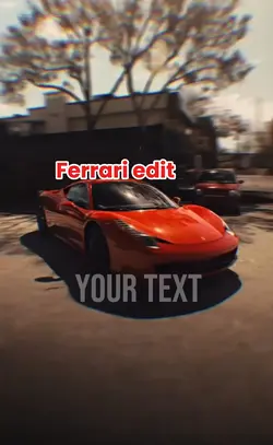 Free Ferrari edit
