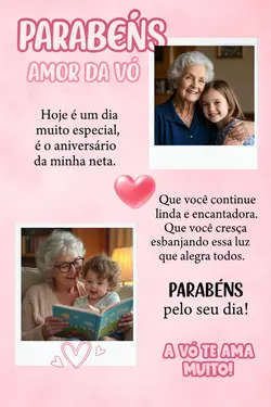 parabéns netinha