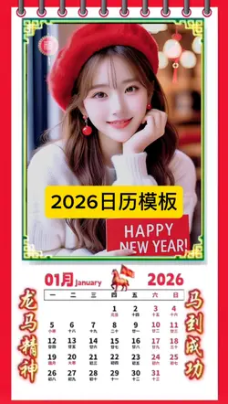 calendar 2026“日历模板”