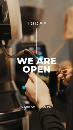 We Are Open