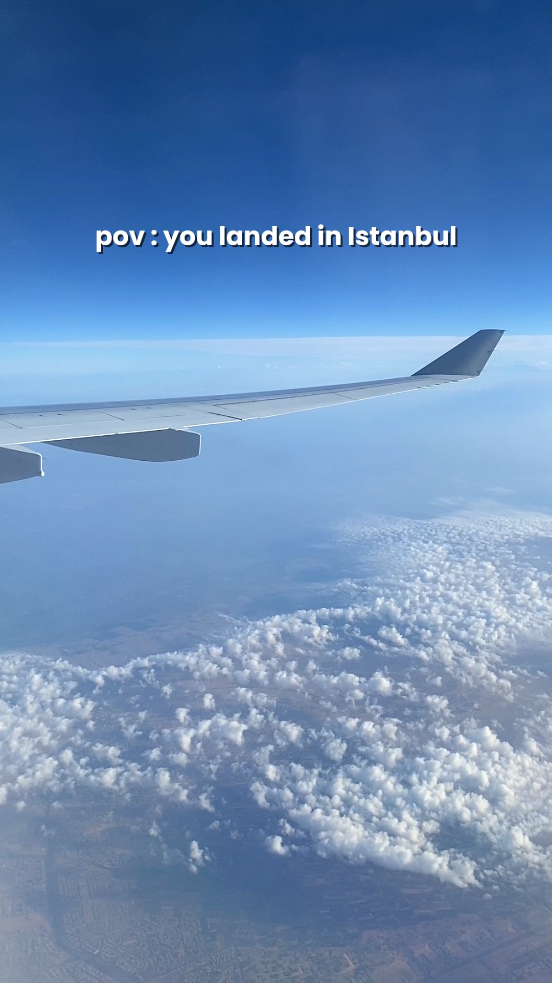 İstanbul 'a indi