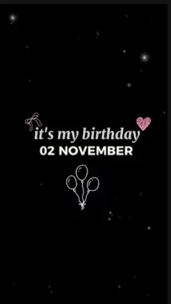 it's my birthday 