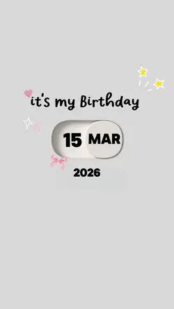 BIRTHDAY 15 MARCH