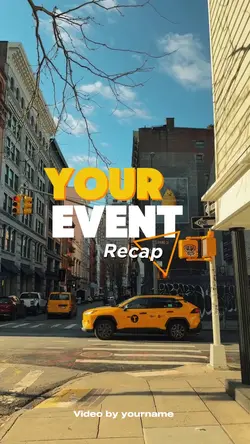 your event recap