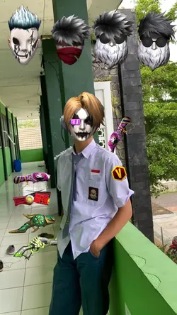 TOPENG FREEFIRE KECE