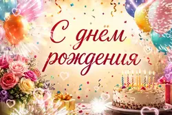 С днём рождения 