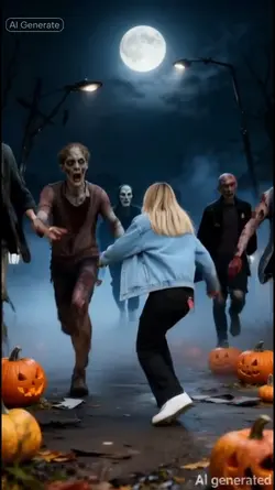 Zombie and grim