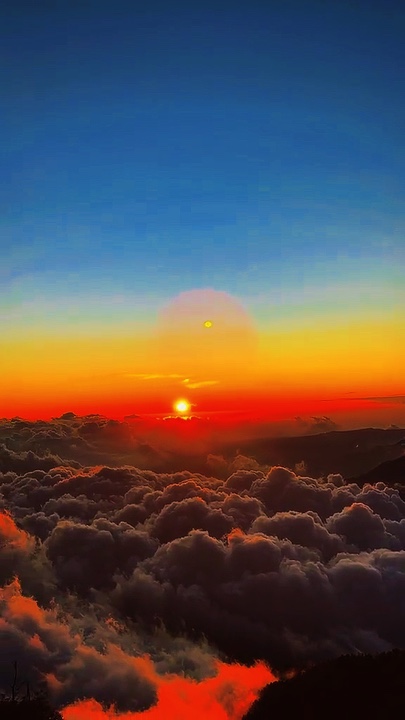 Revelação Do Filtro Do Pôr Do Sol