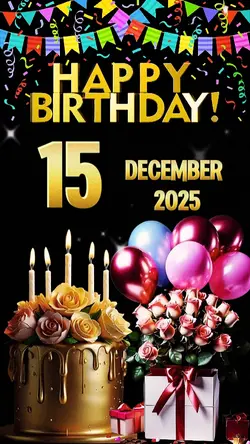 BIRTHDAY 15 DECEMBER