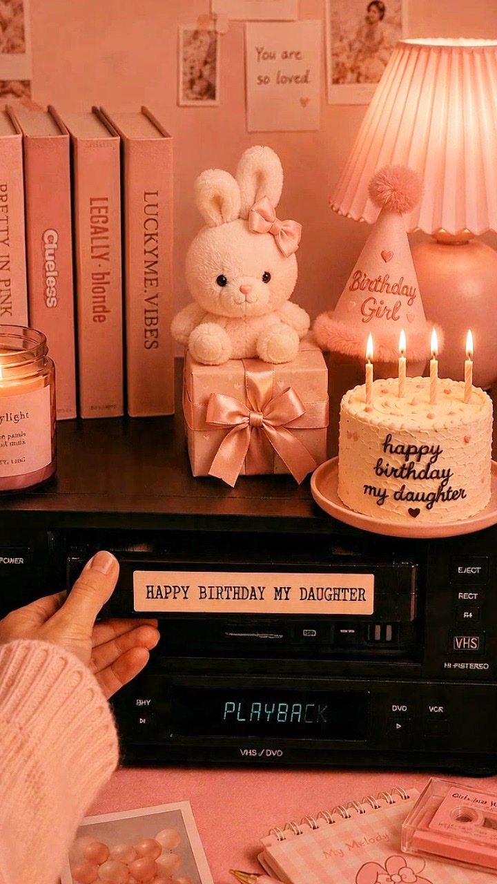 Fille d'anniversaire