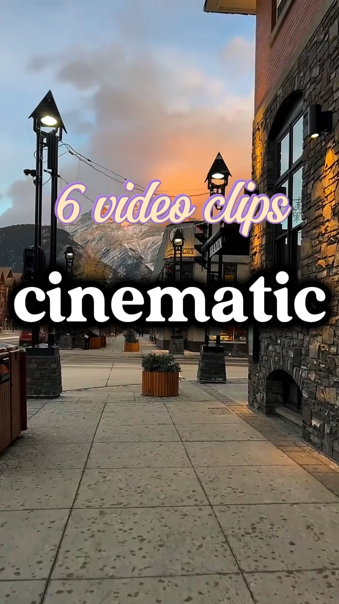 6 clips cinématiques