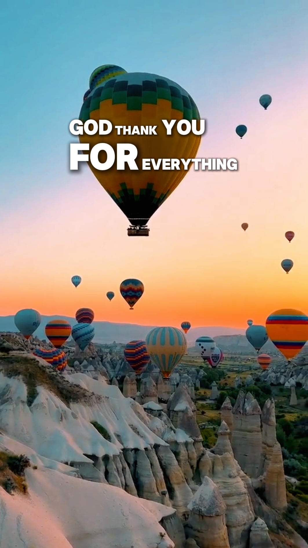 God thank you