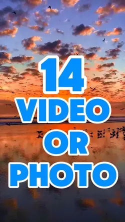 14 video or photo 