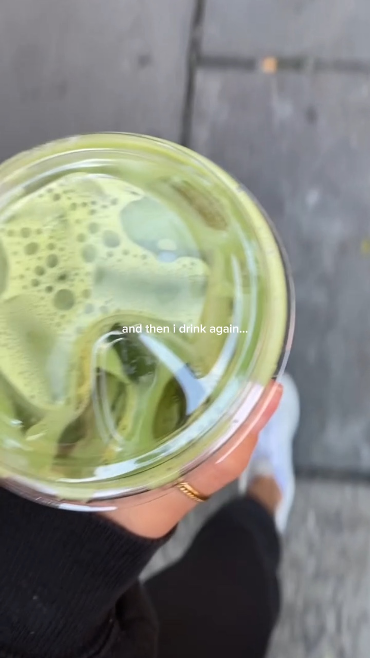 drink matcha 