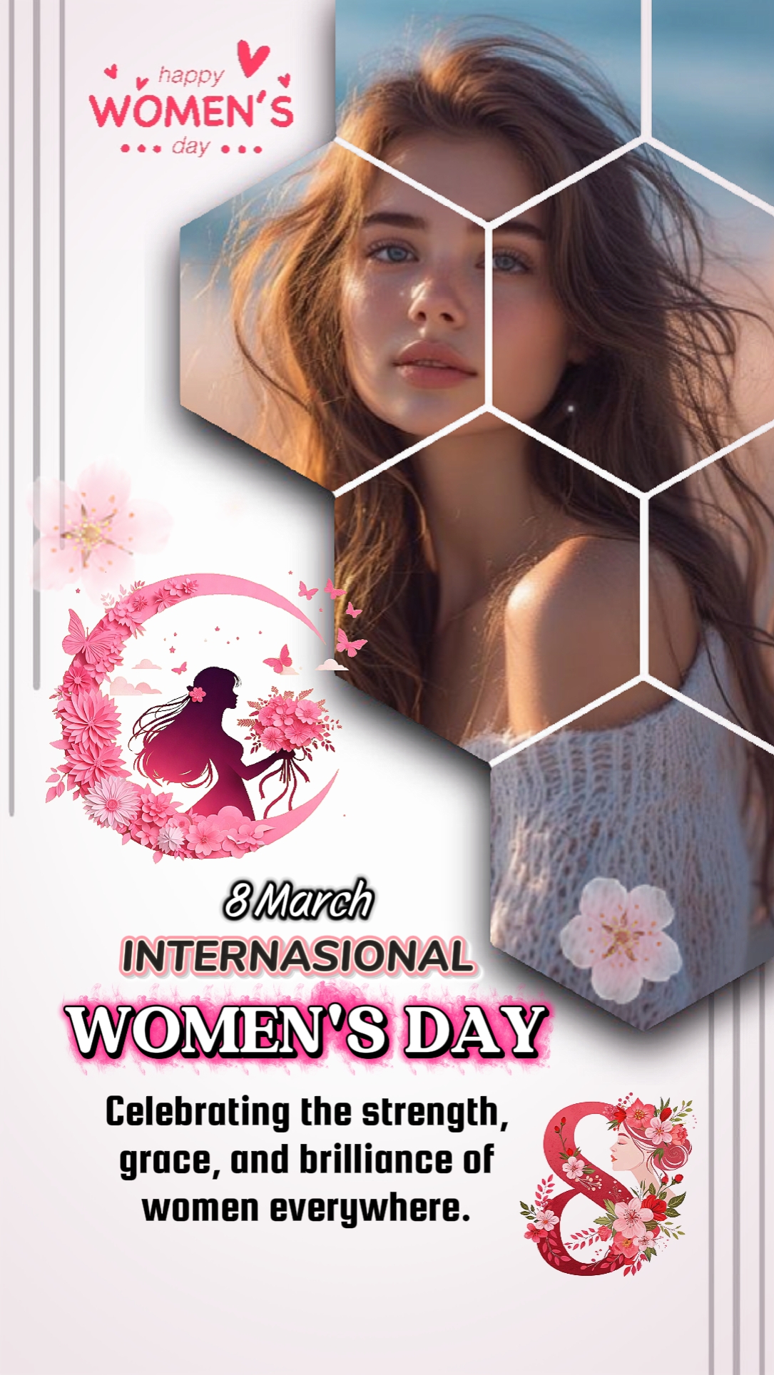 Feliz dia da mulher 