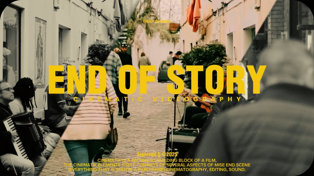 Fim do cinema de história