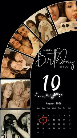 HBD 10 AUGUST 