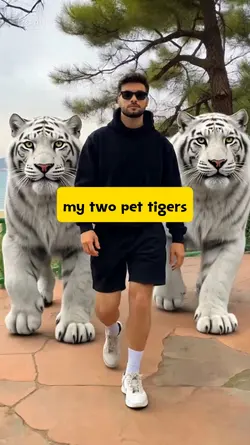 my two pet tigers