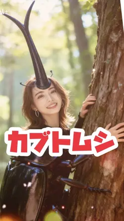 憧れのカブトムシになる✨✨