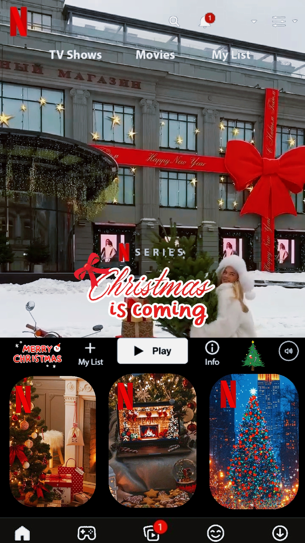 Christmas is coming