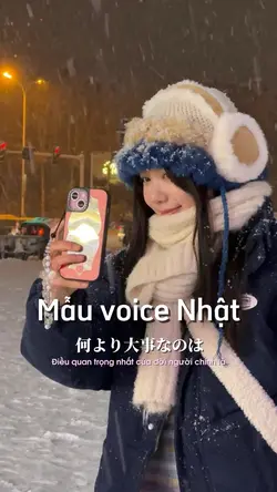 Mẫu voice Nhật