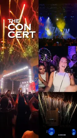 the concert
