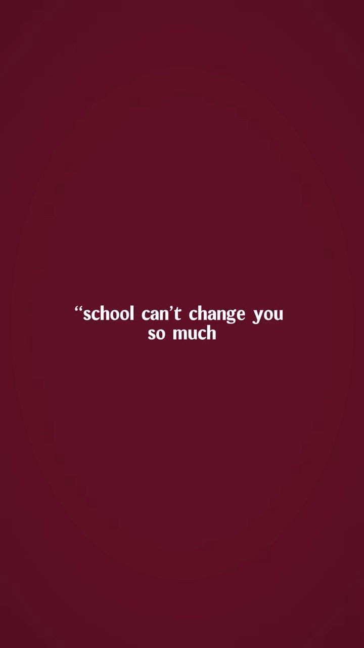 L'école ne peut pas changer 