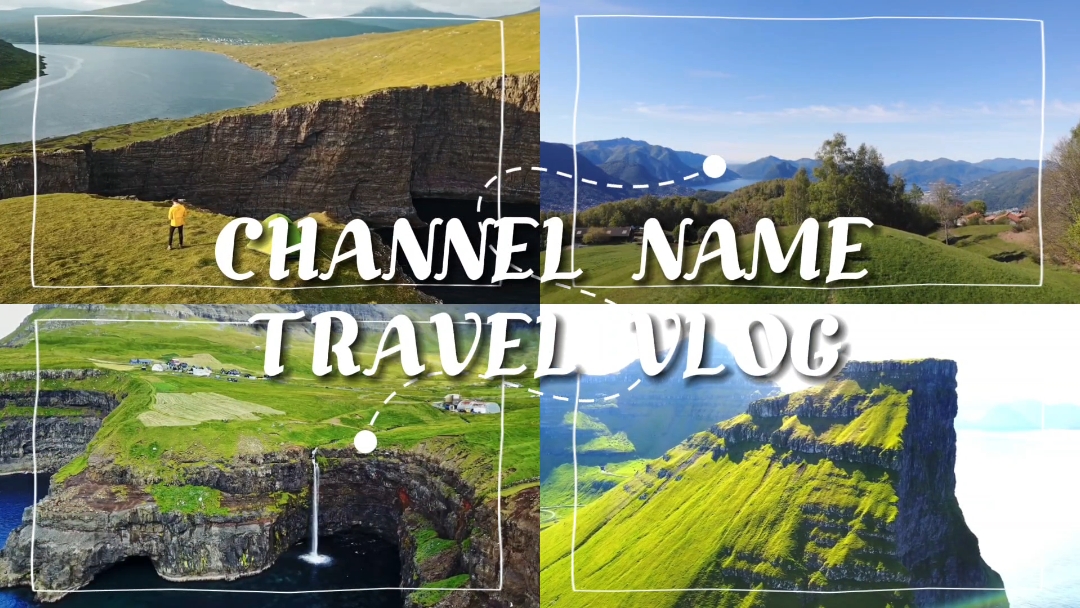 Vlog de introdução de viagens
