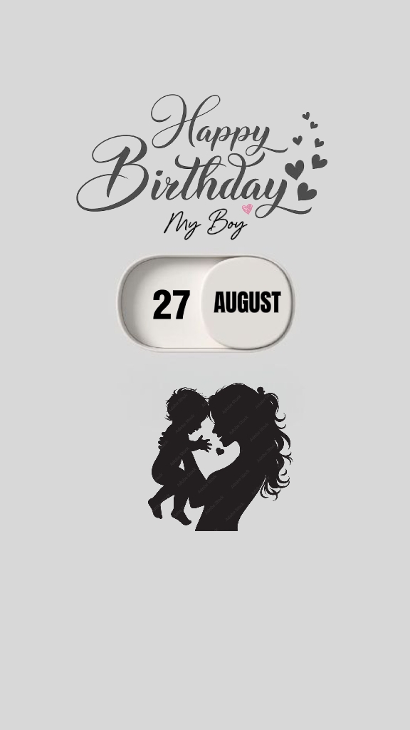BDAY SON 27 AUGUST