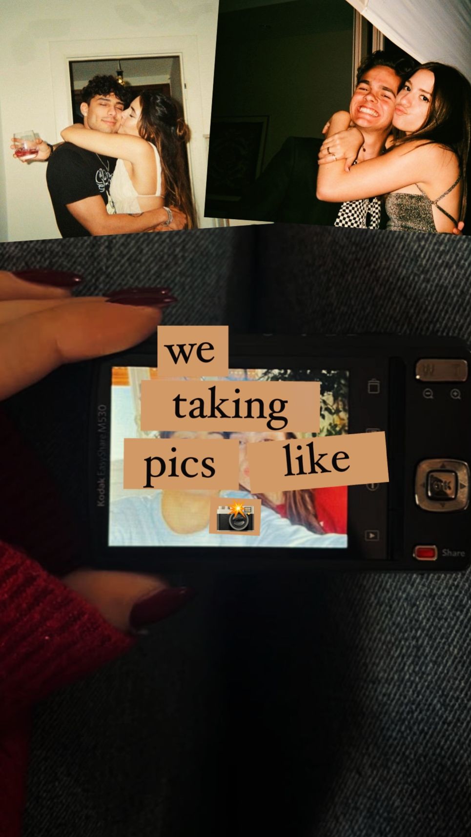 Estamos tomando fotos como: