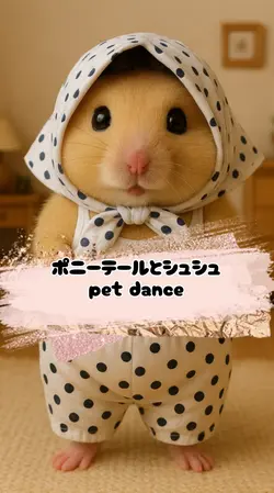 ポニーテールとシュシュpet dance