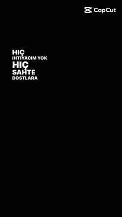 ihtiyacım yok.
