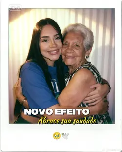 Abraçando sua saudad