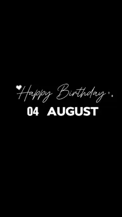 BDAY LOVE 04 AUGUST