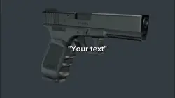 Put a text 