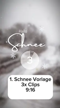 Hallo Schnee