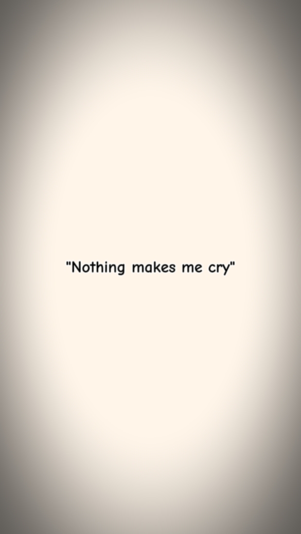 Nada me hace llorar