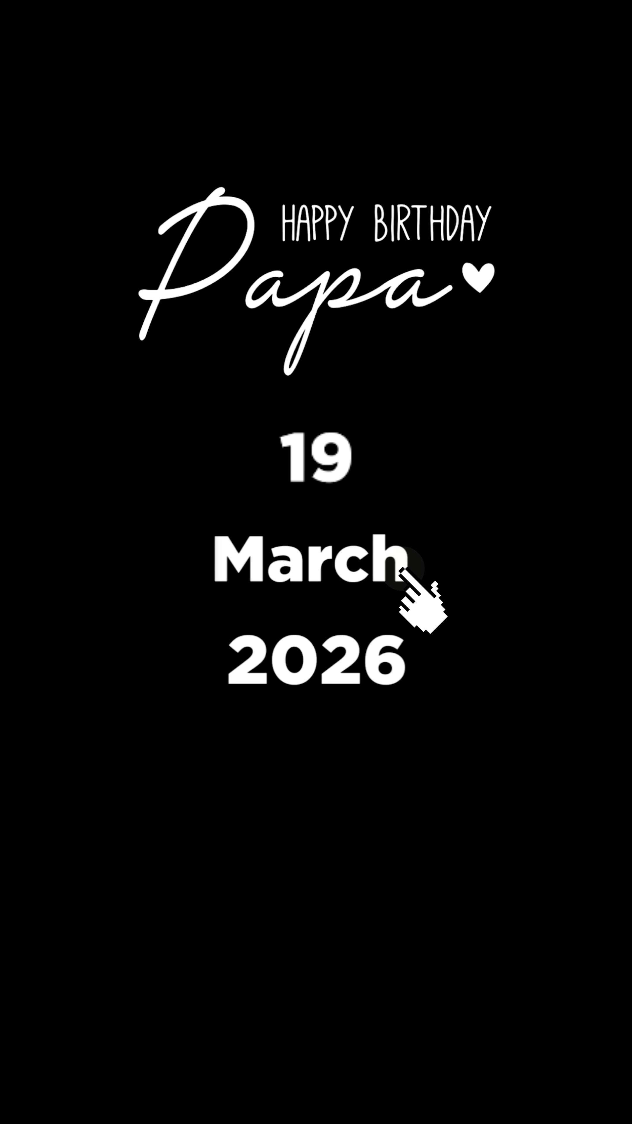 FELIZ CUMPLEAÑOS PAPÁ 19 DE MARZO