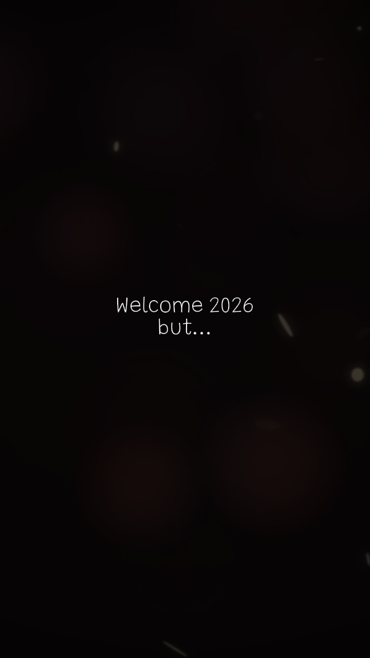 Bem-vindo 2026, mas...