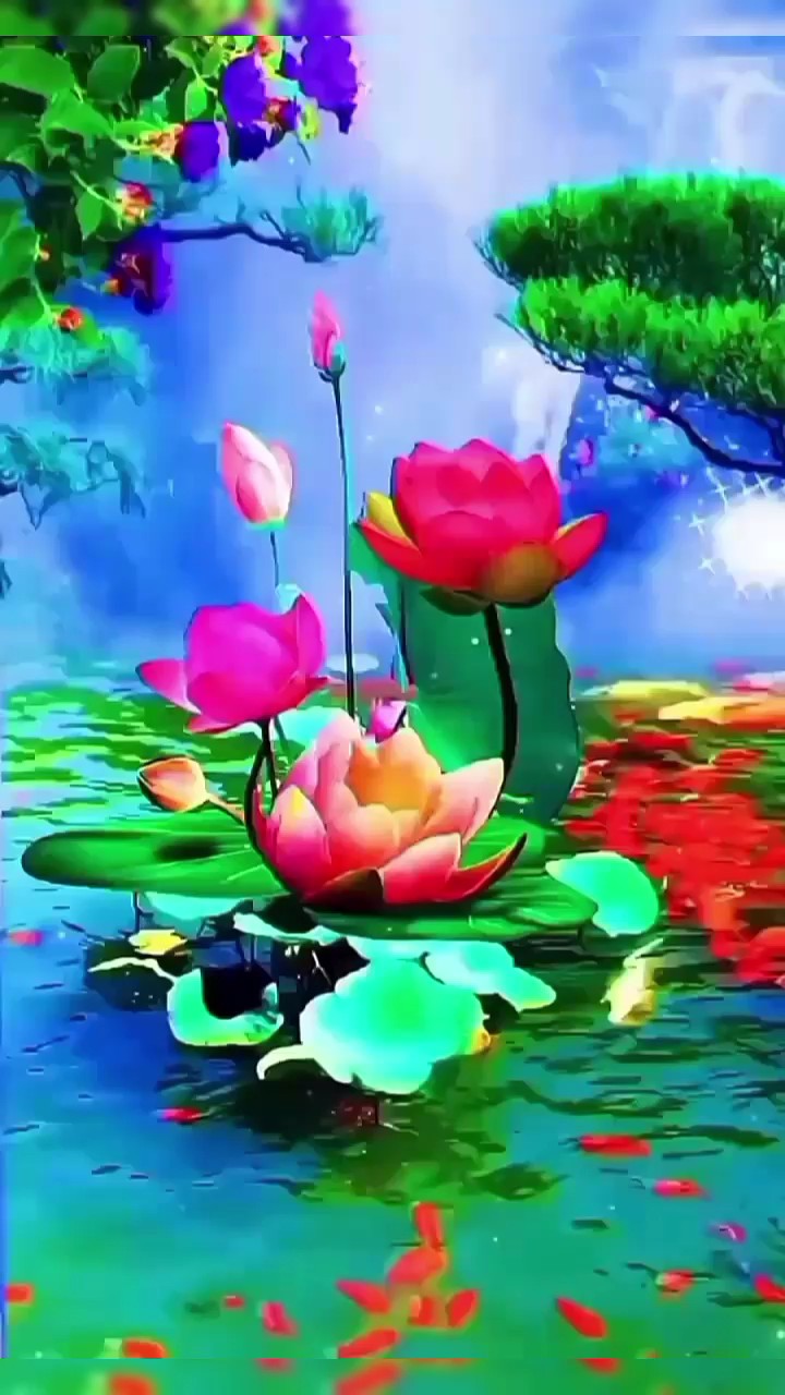 fleur flottante