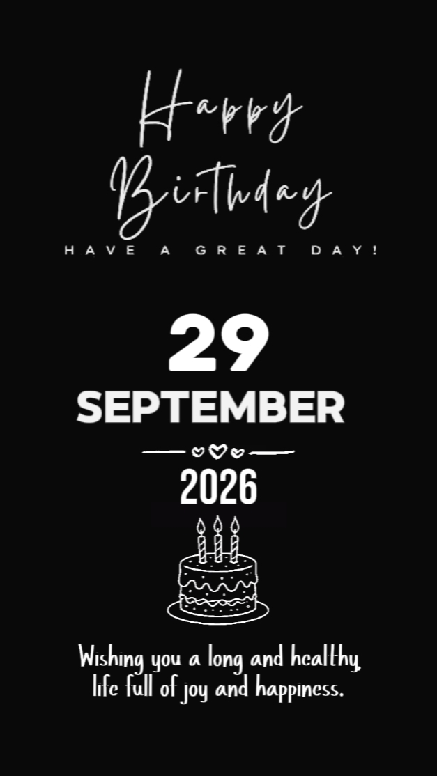 29 sptember birthday