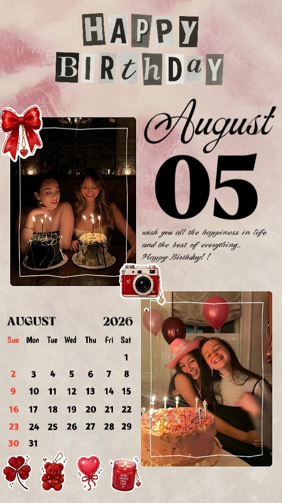 HBD 5 Agustus 2026