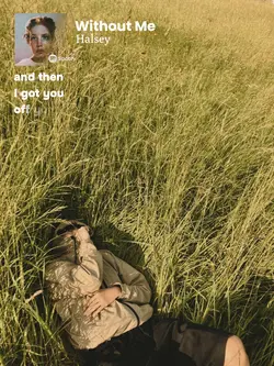 without me |