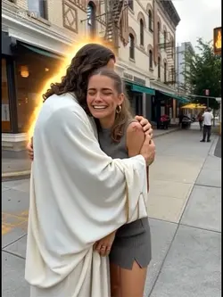 Jesus hug me 