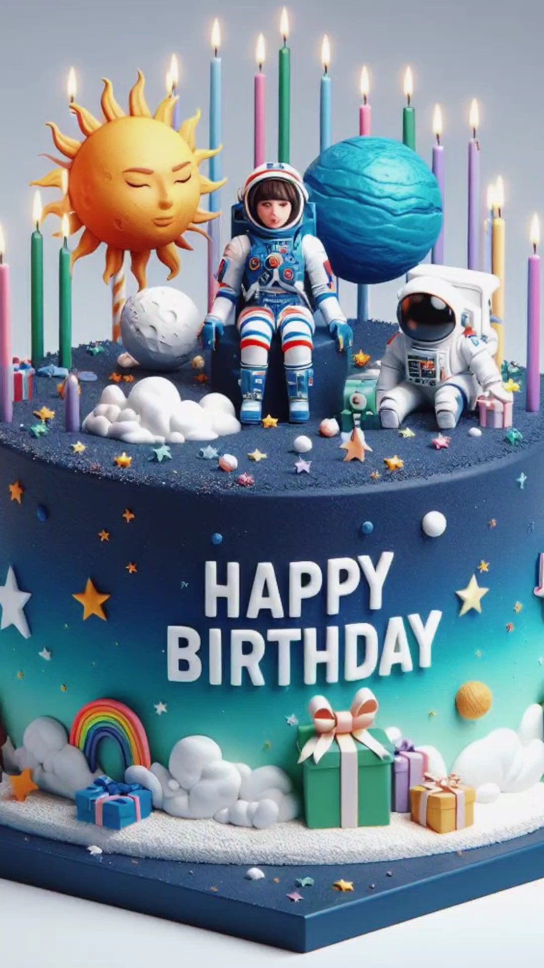 kue ultah astronot